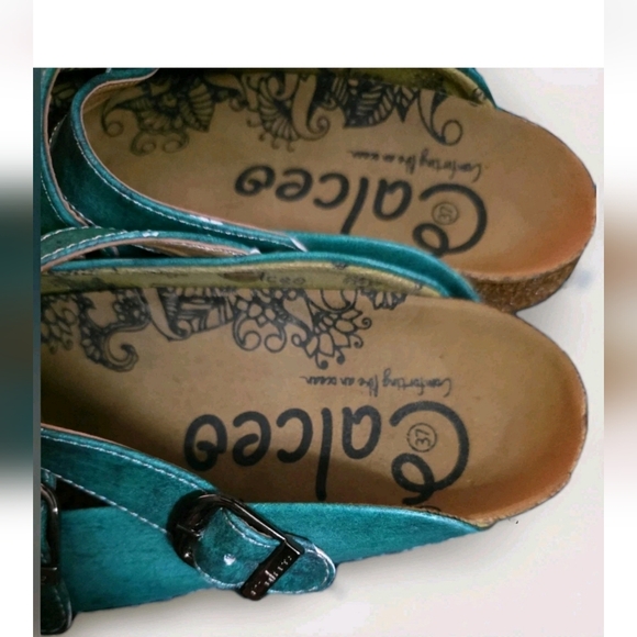 Calceo Women's Slip-on Clog Shoe Green Elephant With Glasses On Foot Size 37 - Picture 10 of 14